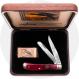 Schrade Duck Stamp Trapper DS16 Commemorative Knife - Smooth Red Bone - Discontinued - BNIB