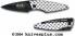 Schrade Knives Schrade Silhouette Knife, 4 by 4, SC-SQ447