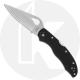 Spyderco Byrd Harrier 2 Knife BY01GP2 - Value Priced EDC - Plain Edge - Black G10 - Lock Back Folder