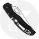 Spyderco Byrd Harrier 2 Knife BY01GPS2 -  Value Priced EDC - Part Serrated - Black G10 - Lock Back Folder