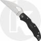 Spyderco Byrd Harrier 2 Wharncliffe BY01PBKWC2 - Plain Edge - Black FRN