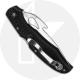 Spyderco Byrd Cara Cara 2 Emerson Opener BY03PBK2W - Value Priced EDC - Plain Edge - Black FRN - Lock Back Folder