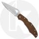 Spyderco Byrd Cara Cara 2 BY03PSBN2 Knife Value Price EDC Part Serrated Lock Back Folder Brown FRN