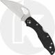 Spyderco Byrd Meadowlark 2 Wharncliffe BY04PBKWC2 - Plain Edge - Black FRN