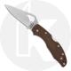 Spyderco Byrd Meadowlark 2 BY04PBN2 Knife Value Price EDC Lock Back Folder Brown FRN