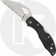 Spyderco Byrd Meadowlark 2 Wharncliffe BY04SBKWC2 - Serrated - Black FRN