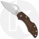 Spyderco Byrd Robin 2 BY10PBN2 Knife Value Price EDC Lock Back Folder Brown FRN