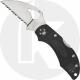 Spyderco Byrd Robin 2 Wharncliffe BY10SBKWC2 - Serrated - Black FRN