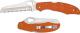 Spyderco Byrd BY17SOR2 Cara Cara 2 Rescue Knife Serrated Sheepfoot Orange FRN Handle