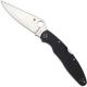 Spyderco C07GP4 Police 4 Knife, 4.4 Inch K390 Tool Steel Blade, Black G10 Handle