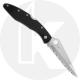 Spyderco Police C07LCFS - 2003 Sprint Run - Serrated Edge - Left Hand - Carbon Fiber - Discontinued Item - Serial # - BNIB - Jap