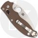 Spyderco Manix 2 C101GPBN15V2 - Sprint Run - Satin 15V Blade - Brown G10 - USA Made