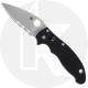 Spyderco Manix2 Knife, Part Serrated, SP-C101GPS2