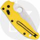 Spyderco Manix 2 Lightweight Salt C101PYL2 Knife - CPM MagnaCut Leaf-Shaped Blade - Yellow FRCP