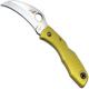 Spyderco Knives Spyderco Tasman Salt Knife, Yellow Handle, SP-C106PYL