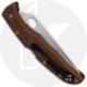 Spyderco Knives Spyderco Endura 4 Lightweight, Brown, SP-C10FPBN