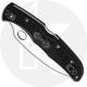 Spyderco C10FPWCBK Endura 4 Wharncliffe Knife, 3.78 Inch Wharncliffe Blade, Black FRN Handle