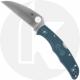 Spyderco Endura 4 Lightweight K390 Wharncliffe - C10FPWK390 - K390 Wharncliffe - Blue FRN - Lock Back