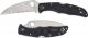 Spyderco C10FSWCBK Endura 4 Wharncliffe Knife, 3.78 Inch Serrated Wharncliffe Blade, Black FRN Handle