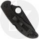 Spyderco Delica C11CFPBK Knife - Exclusive - Black CPM CruWear Drop Point - Carbon Fiber