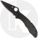 Spyderco Delica C11CFPBK Knife - Exclusive - Black CPM CruWear Drop Point - Carbon Fiber