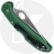 Spyderco Knives Spyderco Delica 4 Lightweight, Green, SP-C11FPGR