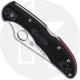 Spyderco Delica 4 Lightweight - C11FPSBKRD - Thin Red Line - Part Serrated - Black / Red FRN