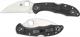 Spyderco C11FPWCBK Delica 4 Wharncliffe Knife, 2.87 Inch Wharncliffe Blade, Black FRN Handle