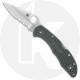 Spyderco Knives Spyderco Delica 4 Knife, Part Serrated, Foliage Green, SP-C11PSFG