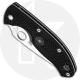 Spyderco Tenacious Lightweight Knife C122PBK - Value Priced Folder - Plain Edge - Liner Lock - Black FRN Handle