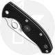 Spyderco Tenacious Lightweight Knife C122SBK - Value Priced Folder - Serrated - Liner Lock - Black FRN Handle