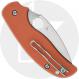 Spyderco Sage 6 C123GPBOR Knife - CPM REX 121 Leaf - Burnt Orange G10
