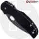 MODIFIED Spyderco Sage 5 Lightweight Knife C123PBK - Acid Stonewash