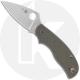 Spyderco Urban C127GPFG - Non Locking VG-10 Leaf Blade - Foliage Green G10 - Discontinued Item - Serial Numbered - BNIB