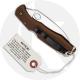 Spyderco Matriarch C12SBN - 2010 Sprint Run - Serrated - Brown FRN - Discontinued Item - Serial # - BNIB - Japan Made