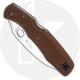 Spyderco Matriarch C12SBN - 2010 Sprint Run - Serrated - Brown FRN - Discontinued Item - Serial # - BNIB - Japan Made