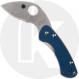 Spyderco Balance C141GPCBL Knife - Sprint Run - Satin CPM SPY27 Leaf - Cobalt Blue G10/Stainless Steel