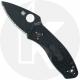 Spyderco Ambitious Lightweight Black C148SBBK - Serrated - Black FRN - Liner Lock Folder