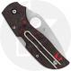 Spyderco Chaparral C152CFRDP Knife - Satin CTS XHP Leaf - Red Fatcarbon Carbon Fiber