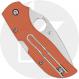 Spyderco Chaparral C152GPBOR Knife - CPM REX 121 Leaf - Burnt Orange G10