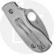 Spyderco Squeak C154TIP Knife - Sprint Run - Leaf Shaped Elmax - Titanium - Serial Number - BNIB
