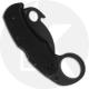 Spyderco C170GBBKP Karahawk Knife, 2.35 Inch Black Hawkbill Blade with Emerson Opener, Black G10 Handle with Finger Ring