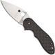 Spyderco Domino Knife, SP-C172CFTIP - Discontinued Item � Serial # - BNIB