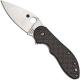 Spyderco Domino Knife, SP-C172CFTIP - Discontinued Item  Serial # - BNIB