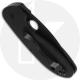 Spyderco C216GPSBBK Efficient Knife 2.98 Inch Part Serrated Black Drop Point, Black G10 Handle