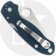 Spyderco Para 3 C223GPCBL Knife - CPM SPY27 - Cobalt Blue G10 - Compression Lock - USA Made