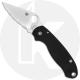 Spyderco C223GS Para 3, Serrated Compression Lock, Black G-10 Folding Knife