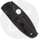Spyderco Shaman Salt C229GMCBKP Knife - DLC CPM MagnaCut Leaf - Black G10 - USA Made