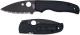 Spyderco Shaman Knife C229GSBK Serrated Black Blade, Black G10 Compression Lock Folder USA Made