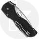 Spyderco Lil Native C230GS Knife - Serrated S30V Leaf - Black G10